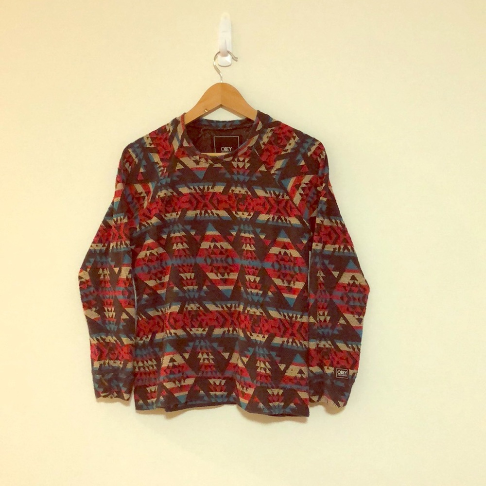 Obey southwestern print sweater